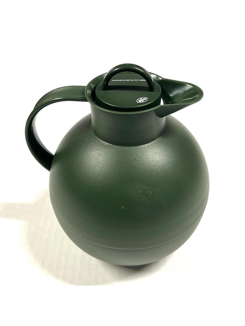 Vintage Alfi Green Kugel Coffee Tea Insulated Vaccum Carafe Screw Top - Picture 2 of 12